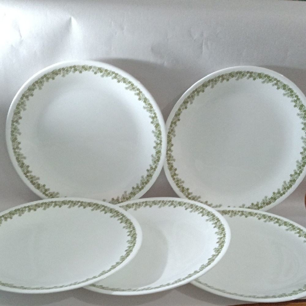 Corelle Spring Blossom Set Of 5 Dinner Plates